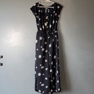 Girls One Step Up Sun Flower Romper